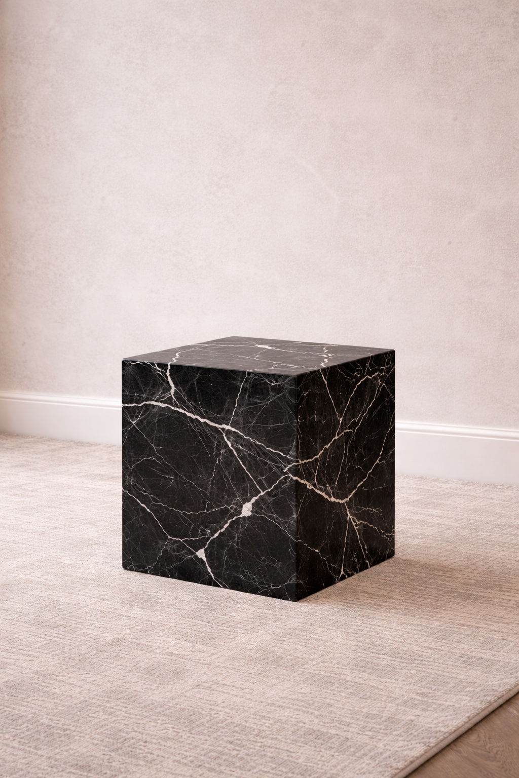 The Cube in Nero Marquina